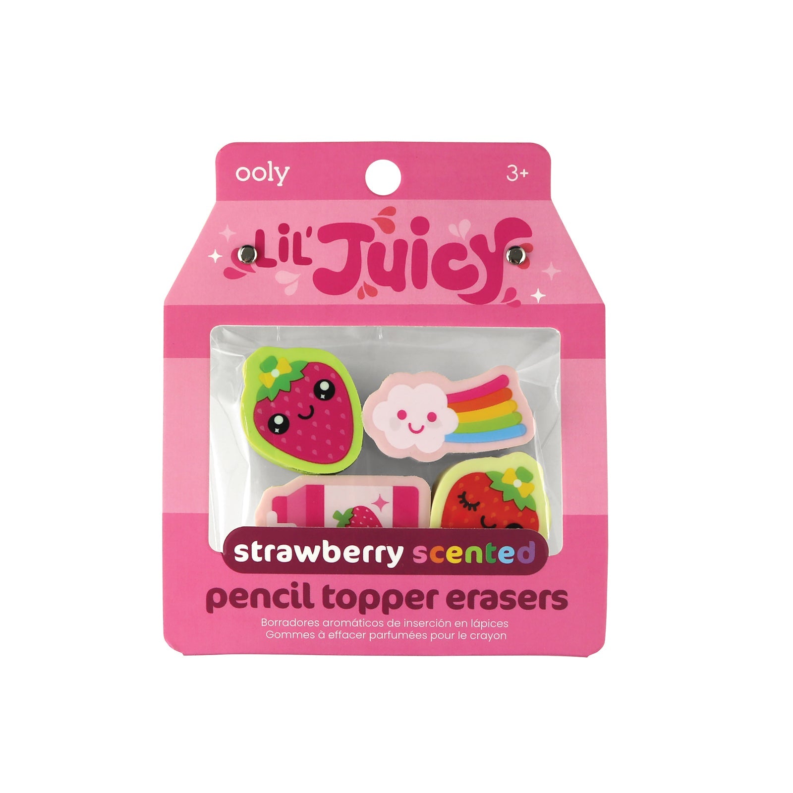 Ooly Erdbeerduft-Pencil-Topper: Zauberhafte Schreibbegleiter voller Frische und Genuss! 🍓✨