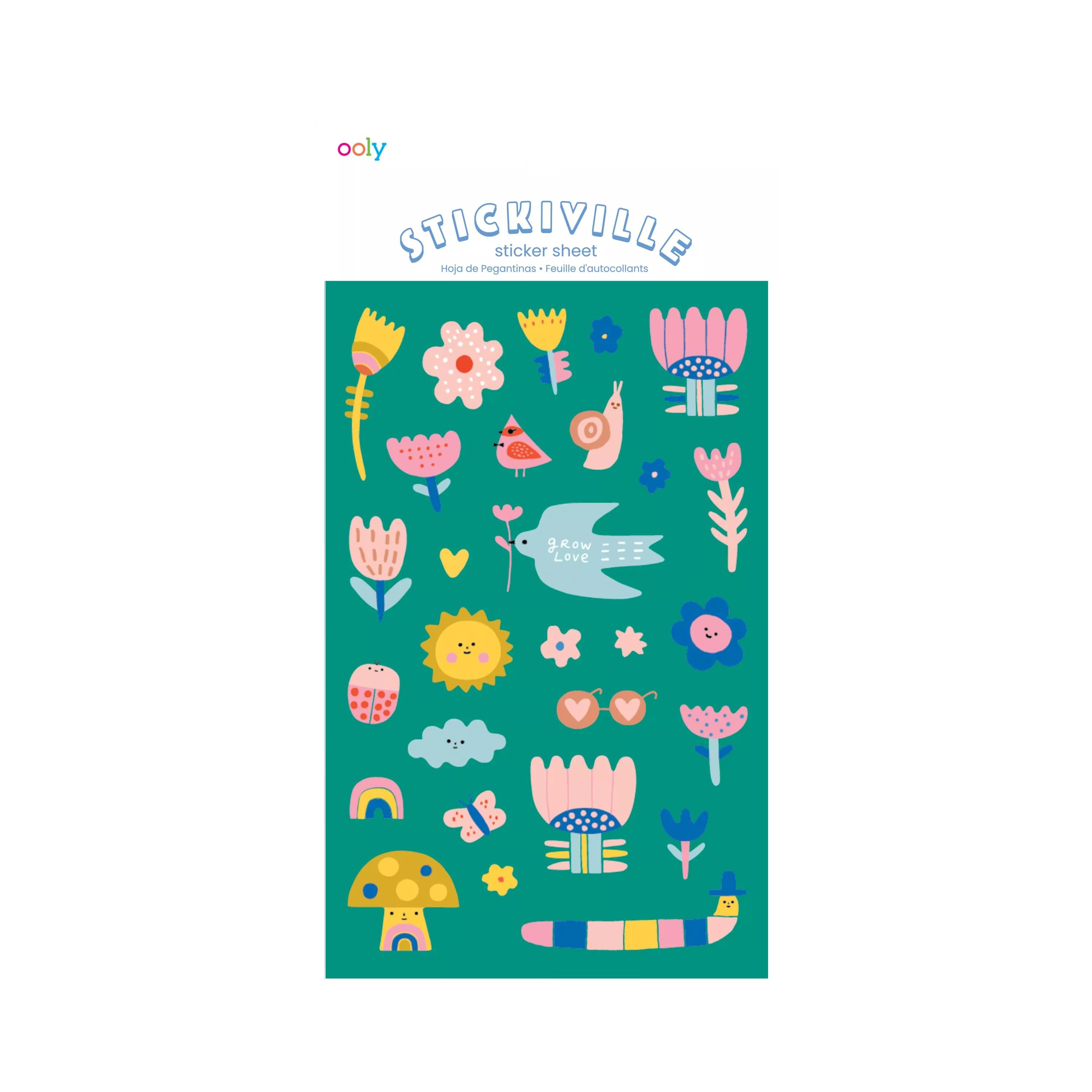 Ooly Ooly Stickiville Sticker X Suzy: Garden Of Love – Standard (1 Blatt)