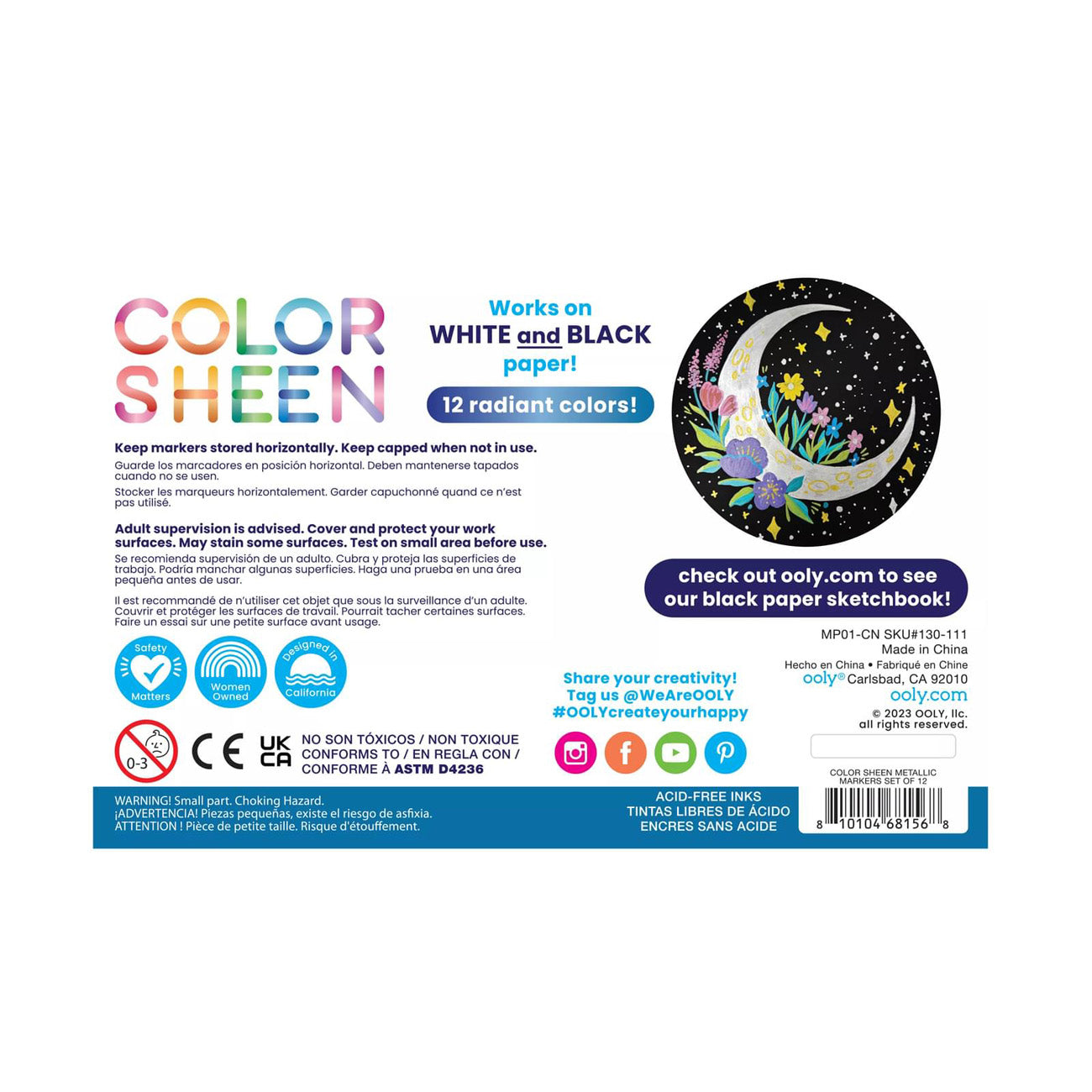 Ooly Color Sheen Metallic-Marker