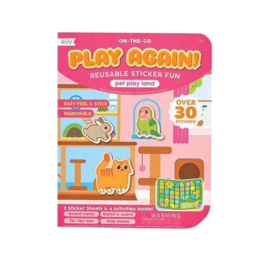 Ooly Ooly Play Again Mini Onderweg Activiteiten Kit - Dierenspeelland