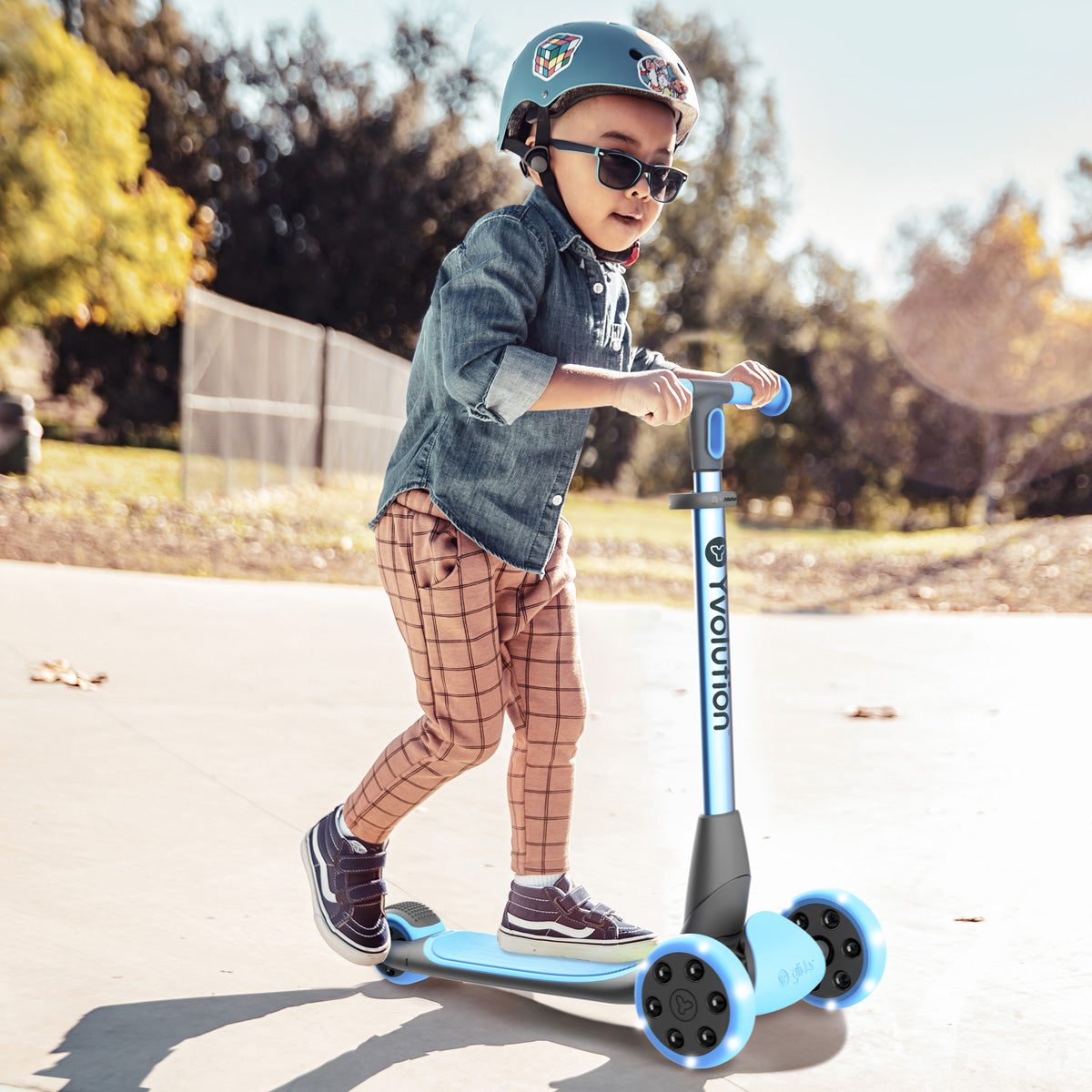 Yvolution Yvolution Y Glider Nua | Dreiradscooter für Kinder - Faltbares Design