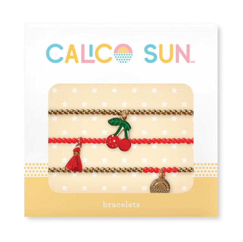 Calico Sun Calico Sun Riley Armbänder - Kirsche
