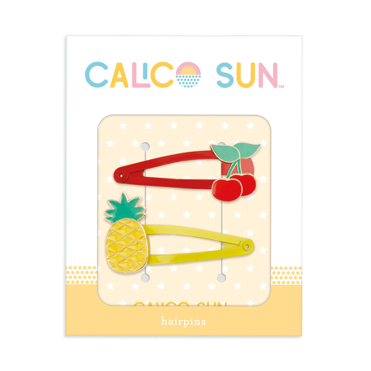 Calico Sun Calico Sun Clementine Haarspangen - Früchte