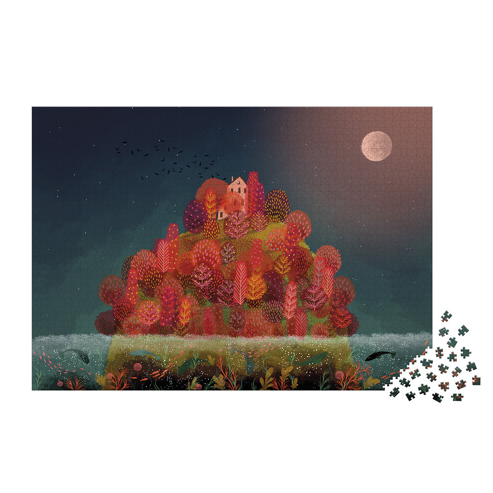 Janod Janod 2000 Teile Puzzle - Roter Herbst