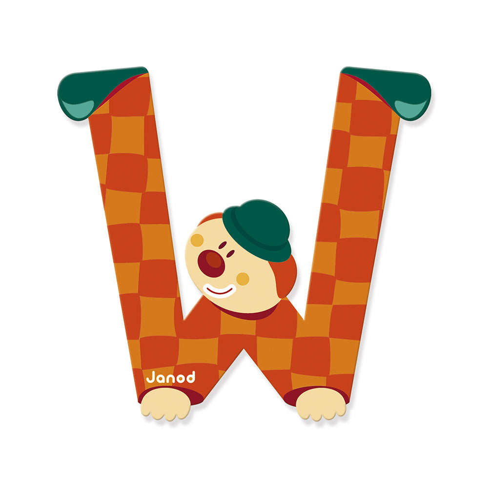 Janod Janod Clown Letter - W