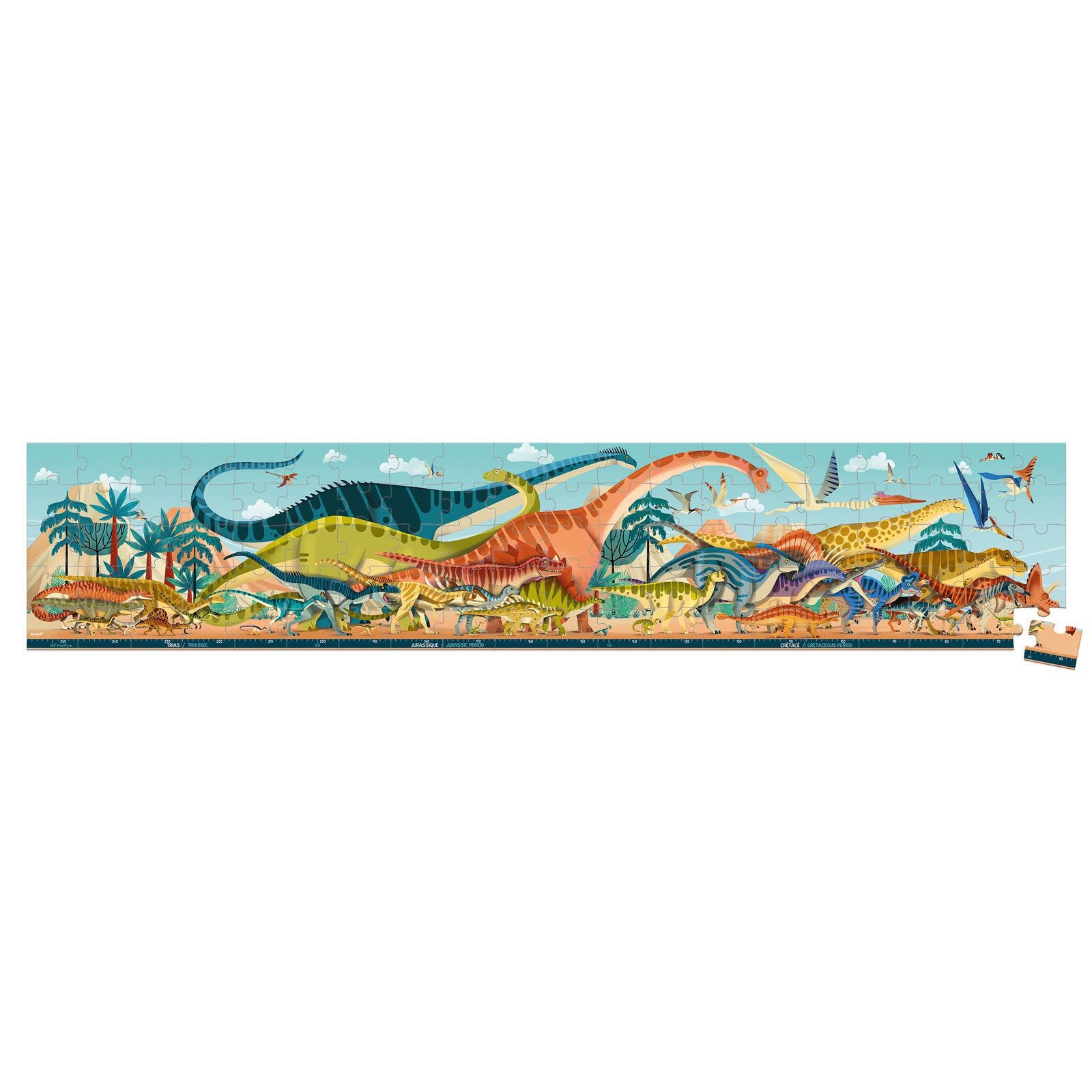 Janod Puzzel Panorama Dino