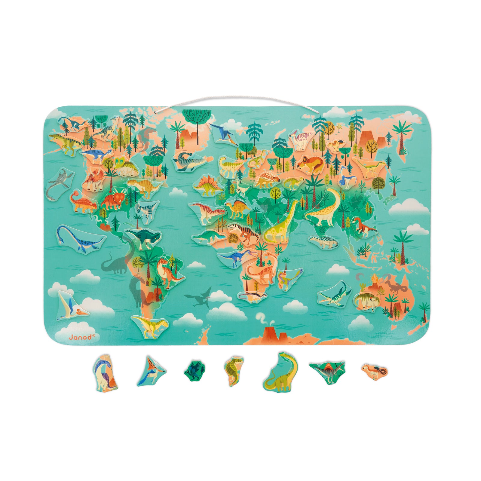 Janod Janod Magneetbord Dino-Wereld