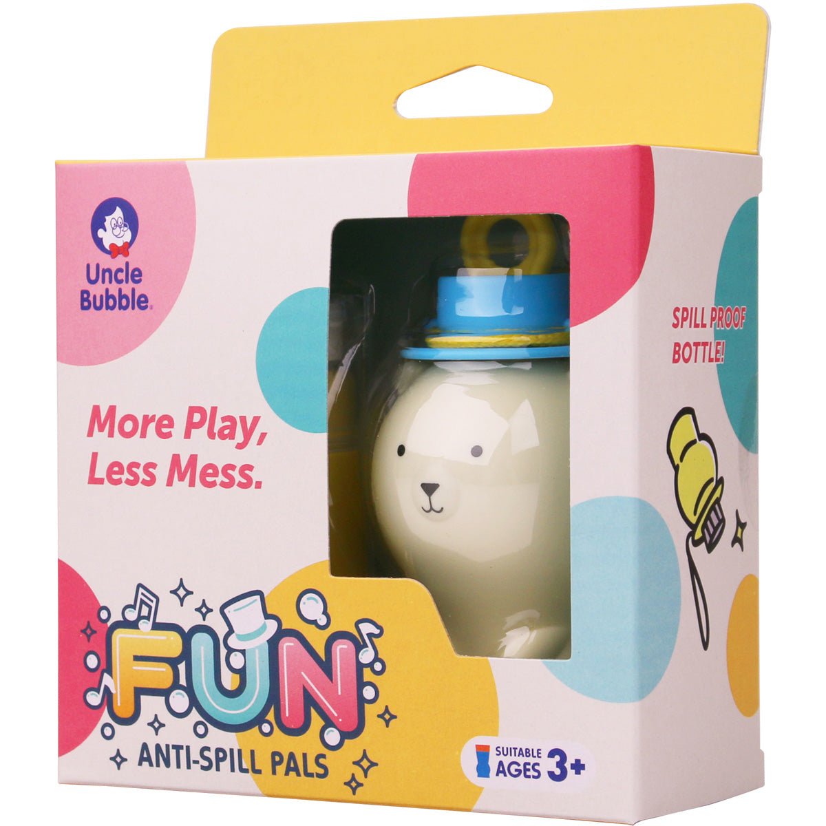 Uncle Bubble Uncle Bubble FUN: Anti-Spill Pals (Weißer Bär)