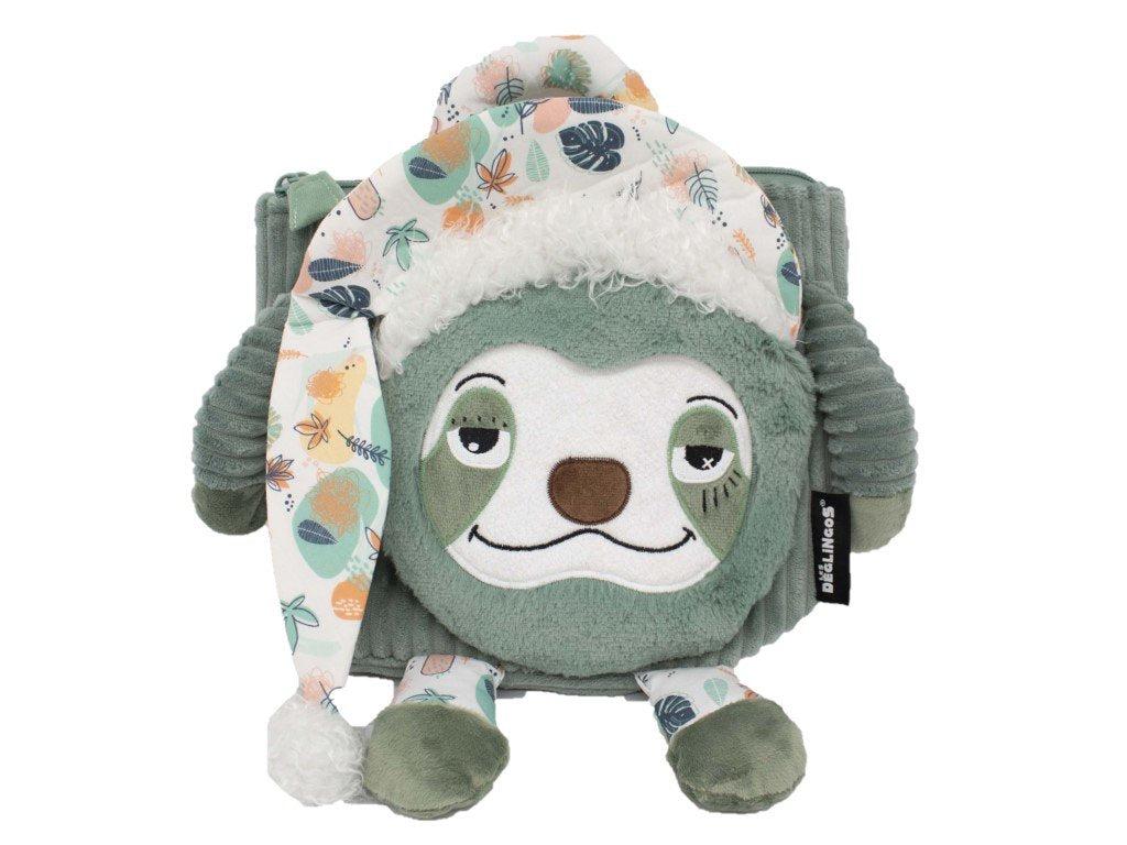 ELIS DESIGN Les Déglingos Kinderrucksack aus weichem Kord - Assortierte Tierdesigns