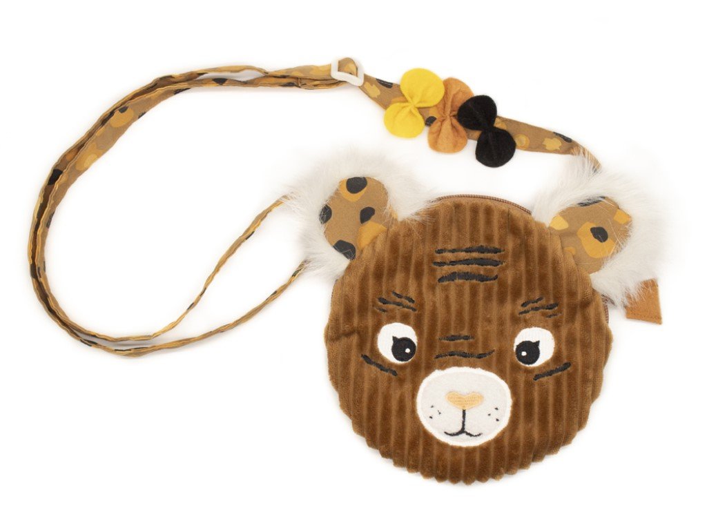 ELIS DESIGN Les Déglingos Handtasche für Kinder - Tiger