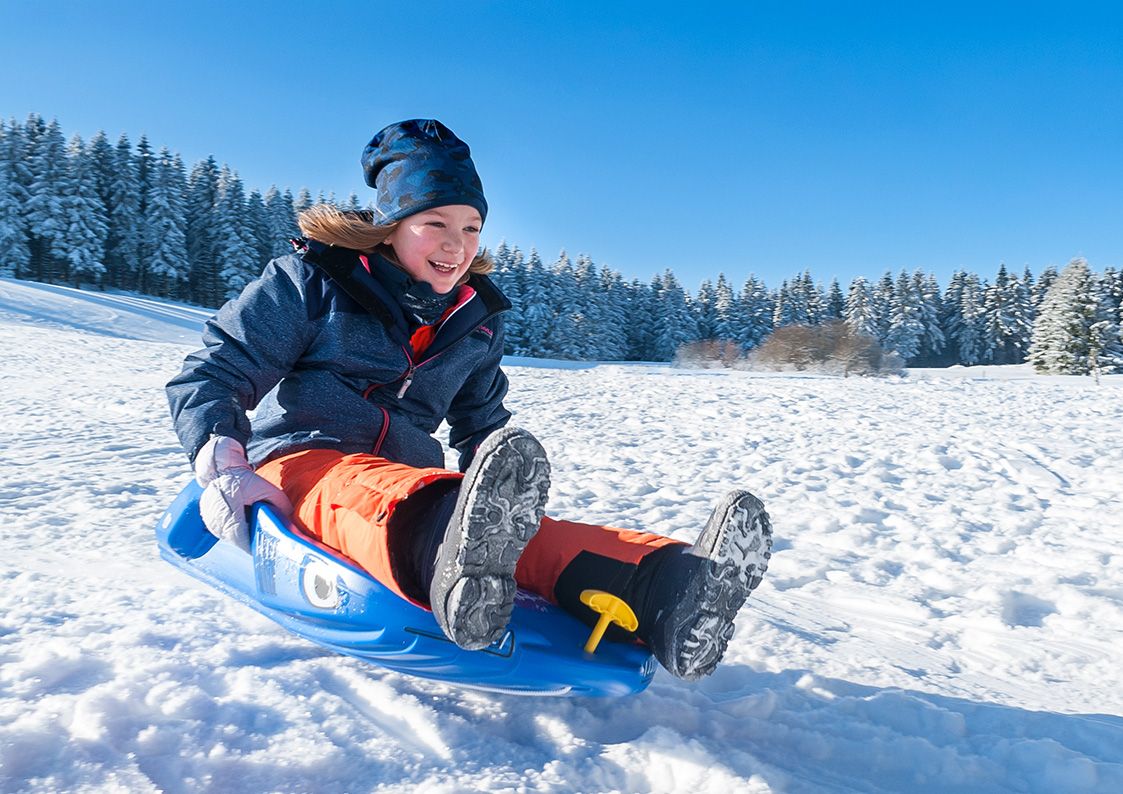 rolly toys rollySnow Shark Eimerschlitten - Blau