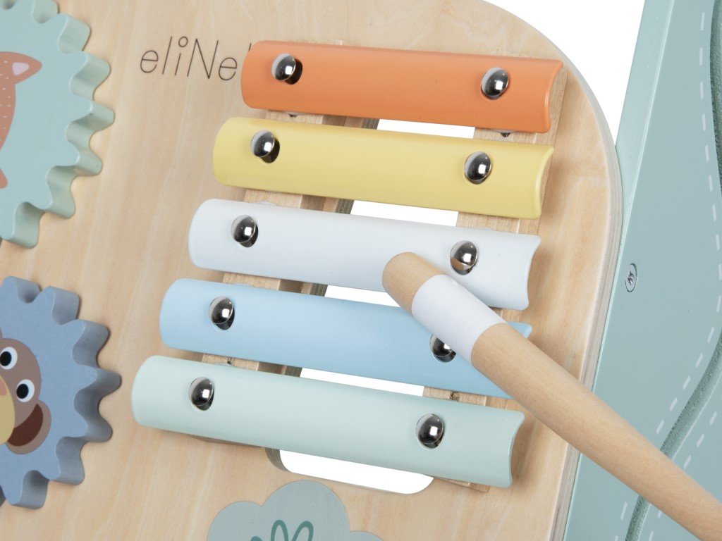 ELIS DESIGN EliNeli Multifunktionale Lauflernwagen aus Holz - Pastel