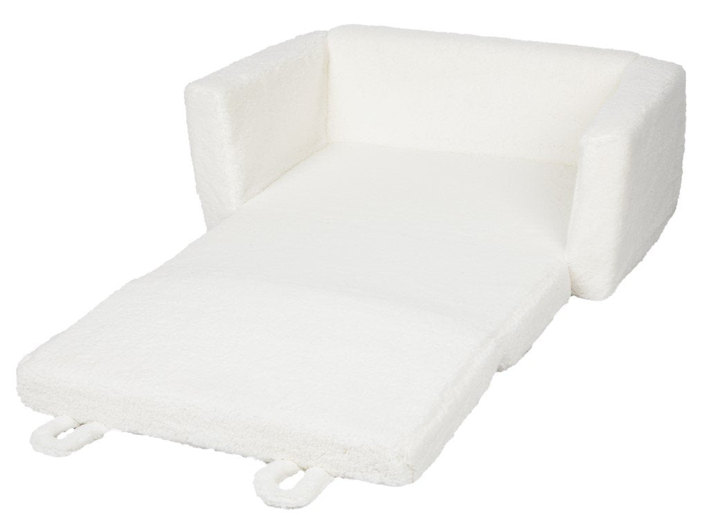 ELIS DESIGN EliNeli 2-Sitzer-Klappsofa für Kinder - Beige