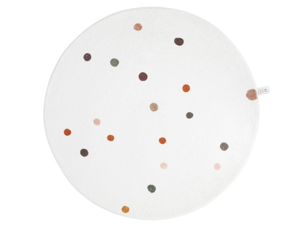 ELIS DESIGN EliNeli Runde Spielmatte für Kinder - Dots