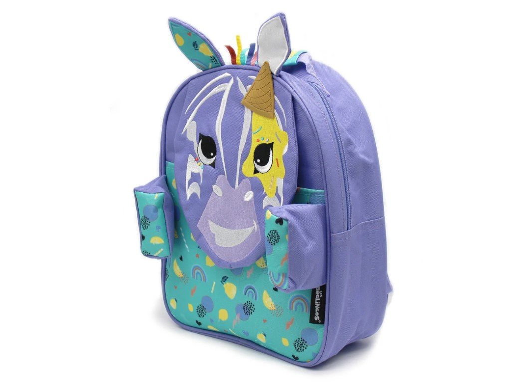 ELIS DESIGN Les Déglingos Kinder-Rucksack - Assortierte Tierdesigns