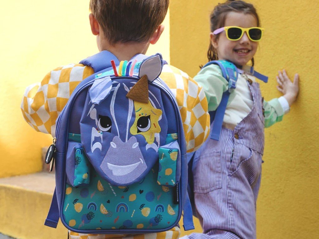 ELIS DESIGN Les Déglingos Kinder-Rucksack - Assortierte Tierdesigns