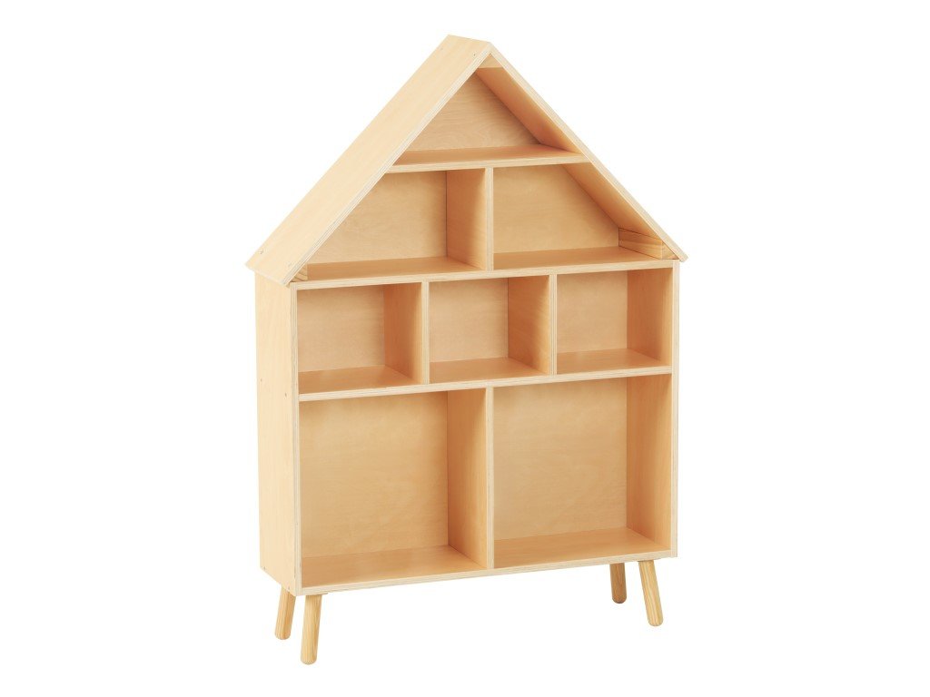 ELIS DESIGN EliNeli Bücherregal aus Holz für Kinder - Puppenhaus