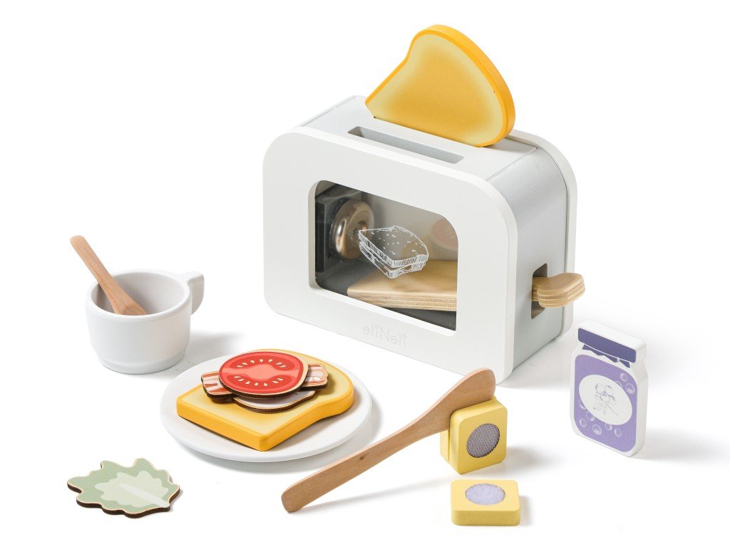 ELIS DESIGN EliNeli Holztoaster-Set für Kinder