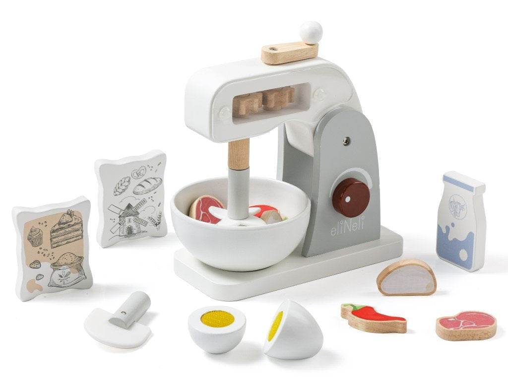 ELIS DESIGN EliNeli Hölzernes Mixer-Set für Kinder