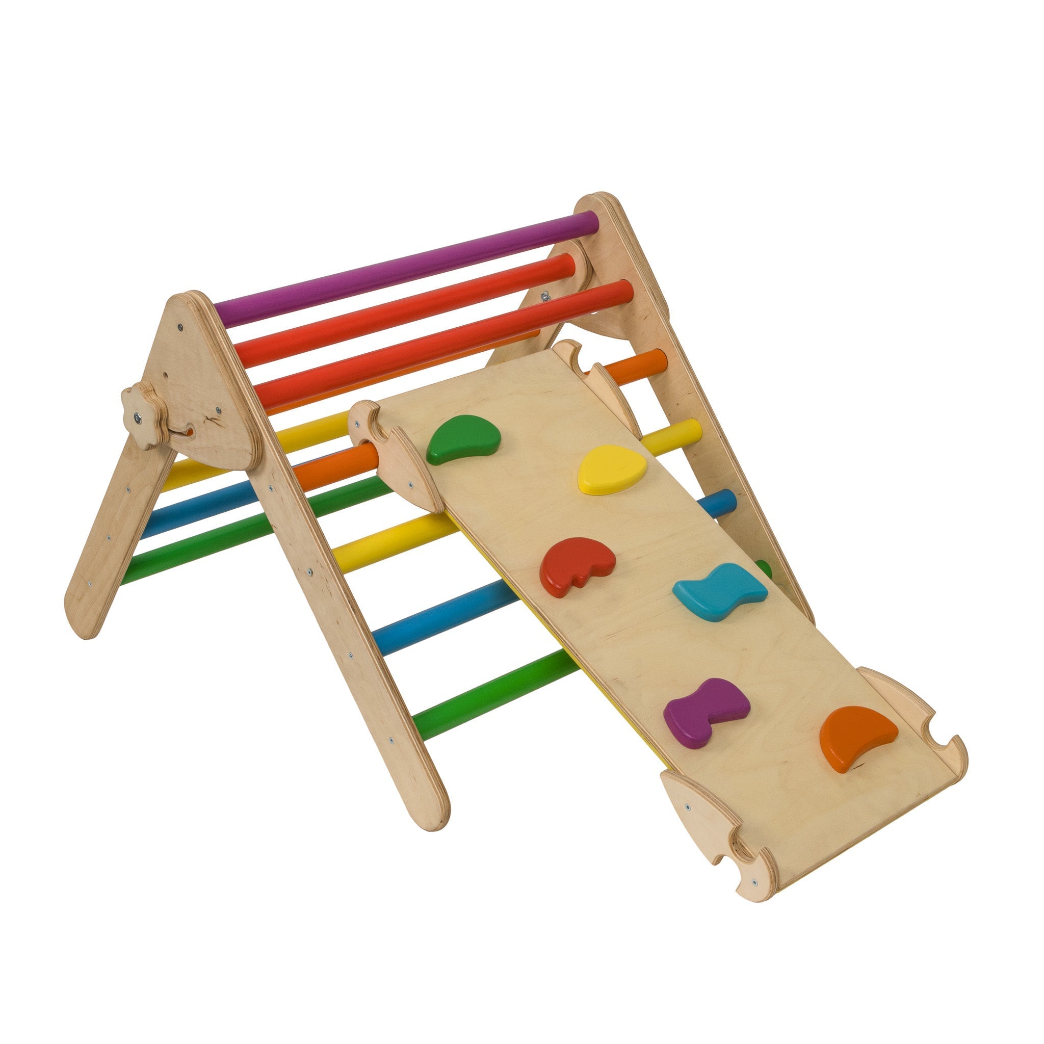 FARNORA Der ultimative Kleinkind-Klettertraum: Multifunktionale Montessori-Kletterstruktur mit Rutsche