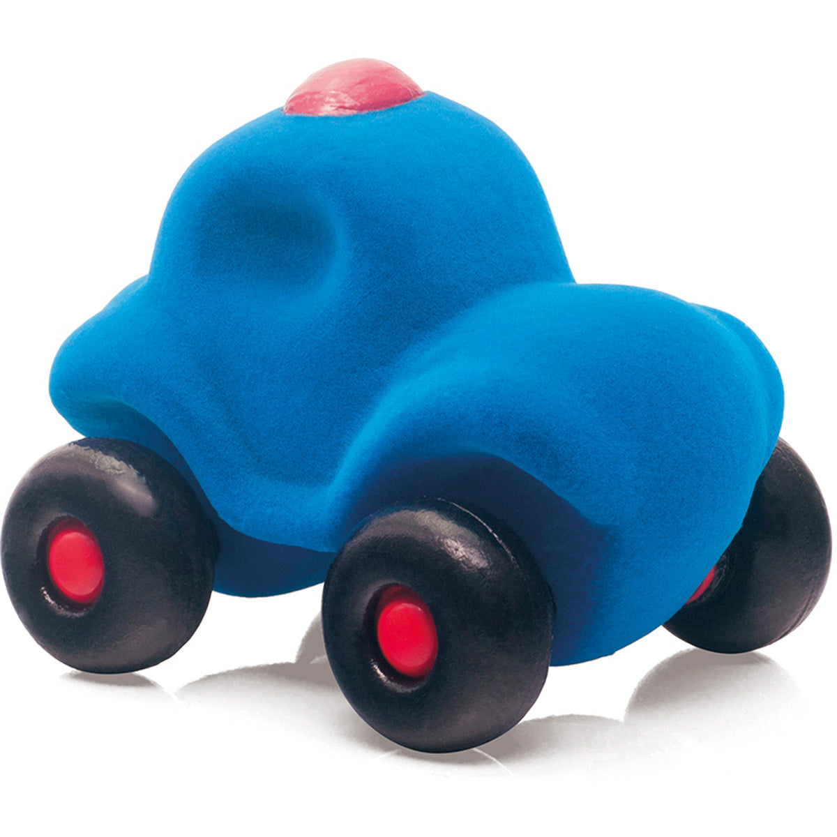 Rubbabu Kleine politieauto blauw