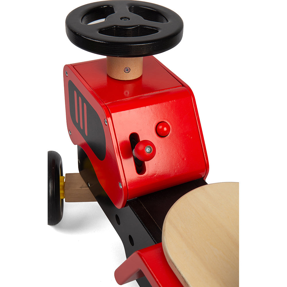 Bigjigs Toys Bigjigs Toys Aufsitztraktor aus Holz