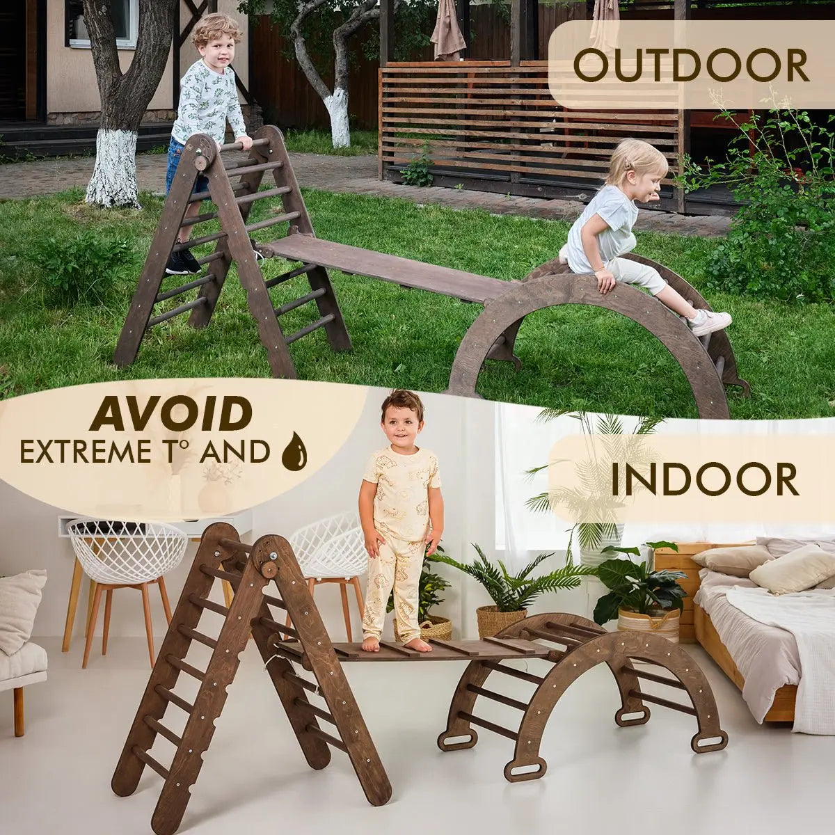 goodevas Kindertraum-Kletterwunder: 3in1 Montessori Kletterparadies 🌟