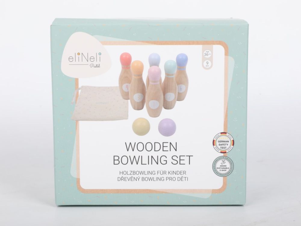 ELIS DESIGN EliNeli Bowling-Set aus Holz