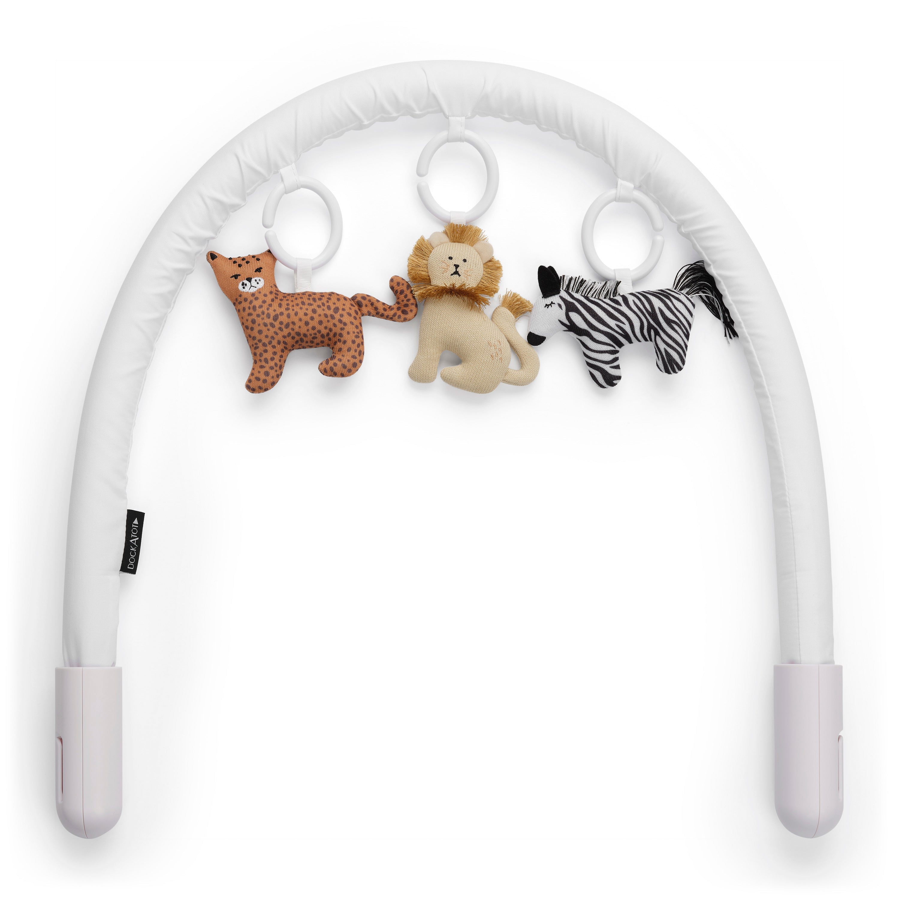 DockATot DockATot Toy Bundle - White Arch / Day at the Zoo