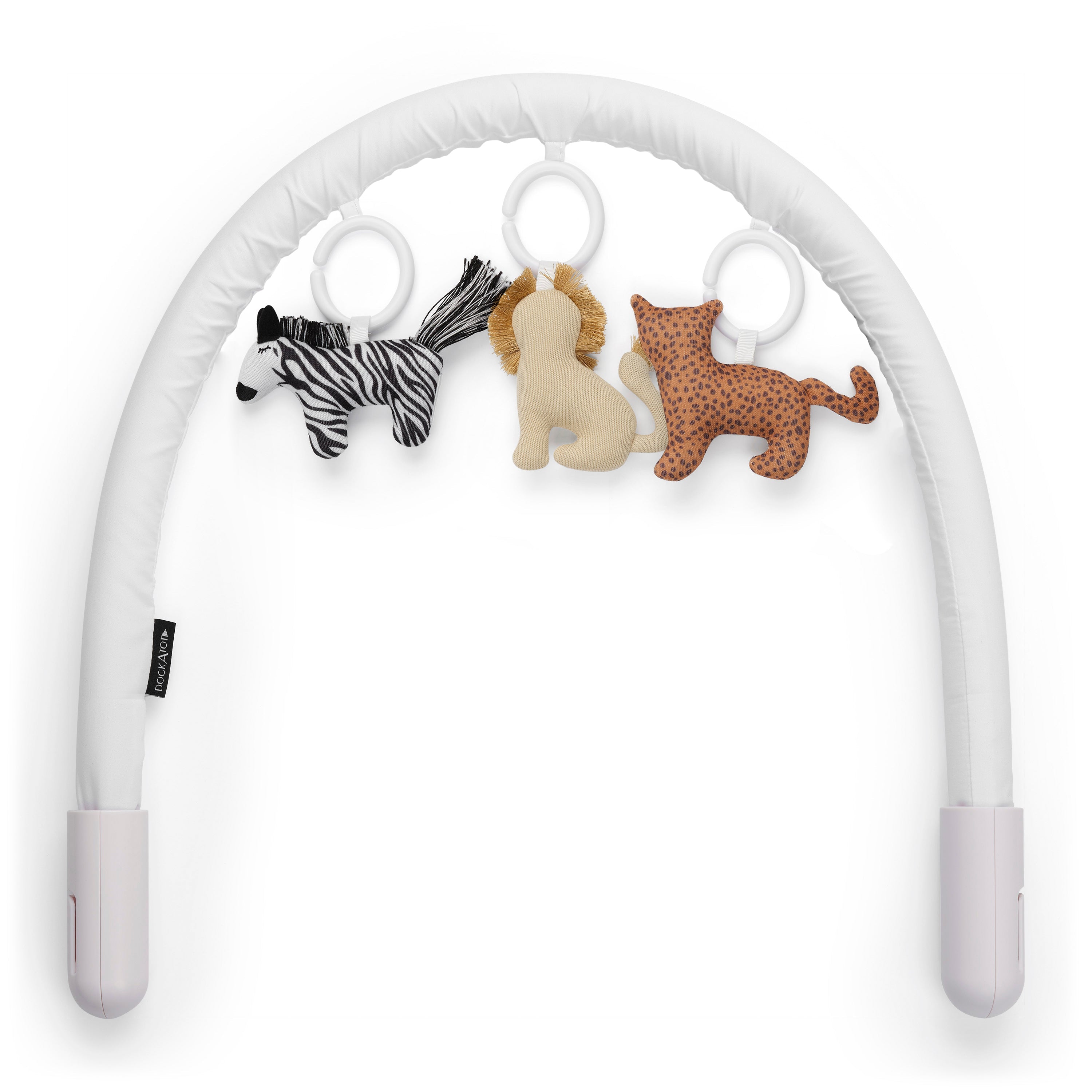 DockATot DockATot Toy Bundle - White Arch / Day at the Zoo