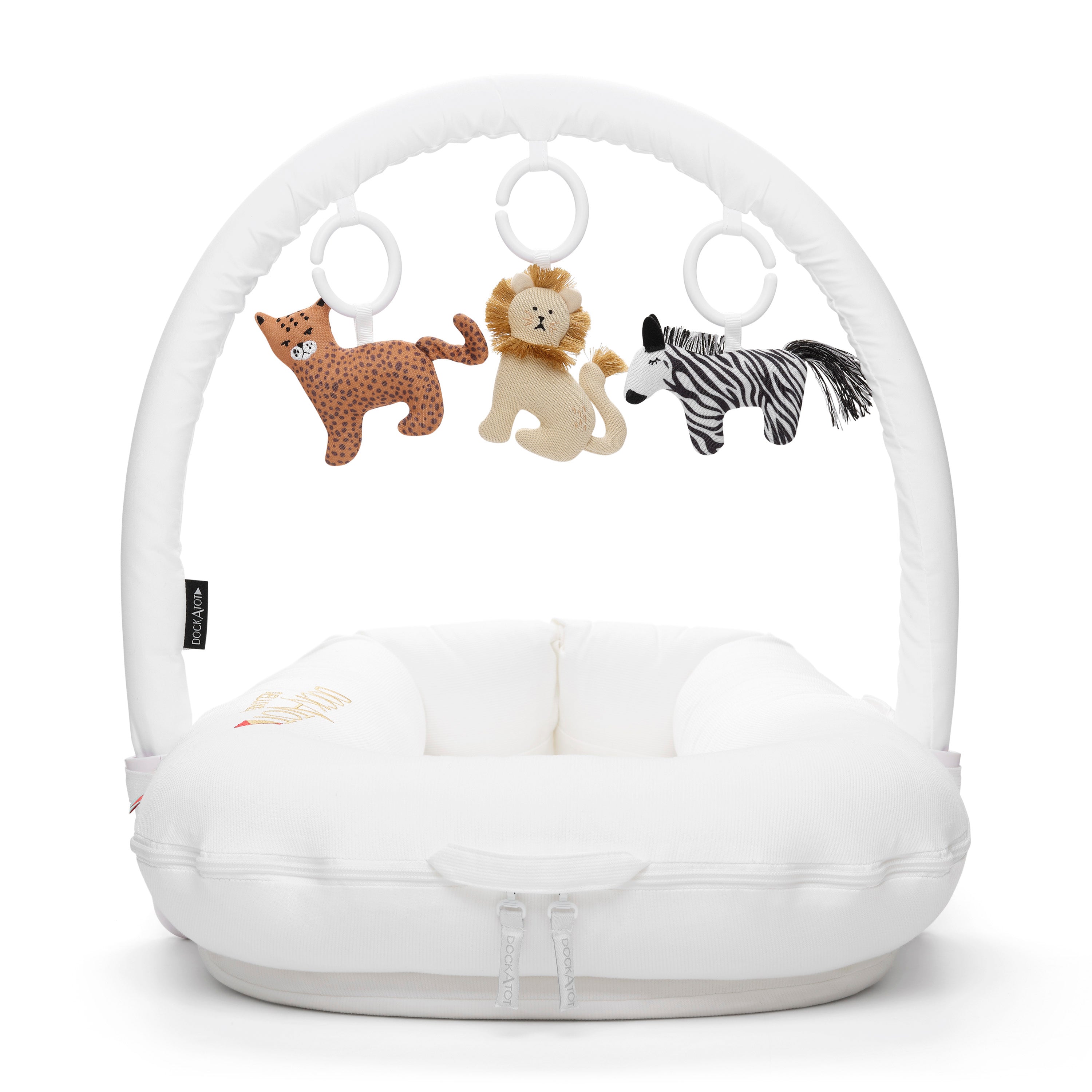 DockATot DockATot Toy Bundle - White Arch / Day at the Zoo