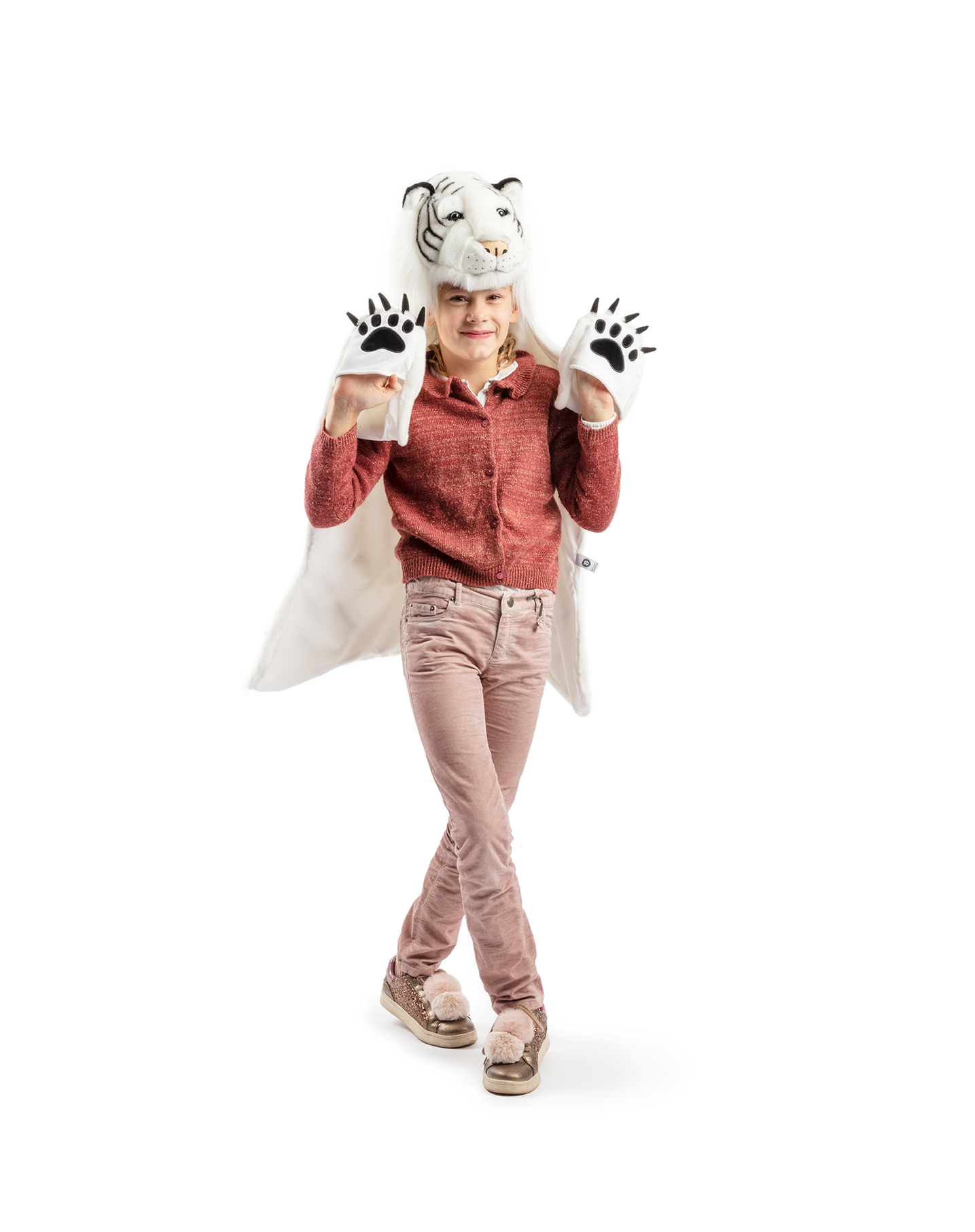 WILD&SOFT Umwerfendes Weiße Tiger Kostüm: Tauche ein in die Magie des Dschungels! 🐅💫