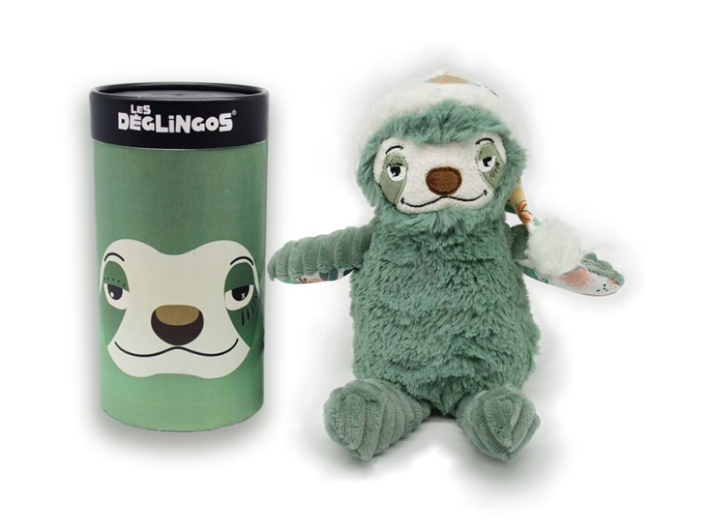 ELIS DESIGN Les Déglingos Kleines Plüschtier in Geschenkbox - Assortierte Tierdesigns