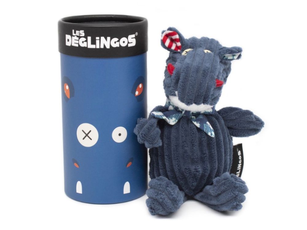 ELIS DESIGN Les Déglingos Kleines Plüschtier in Geschenkbox - Assortierte Tierdesigns