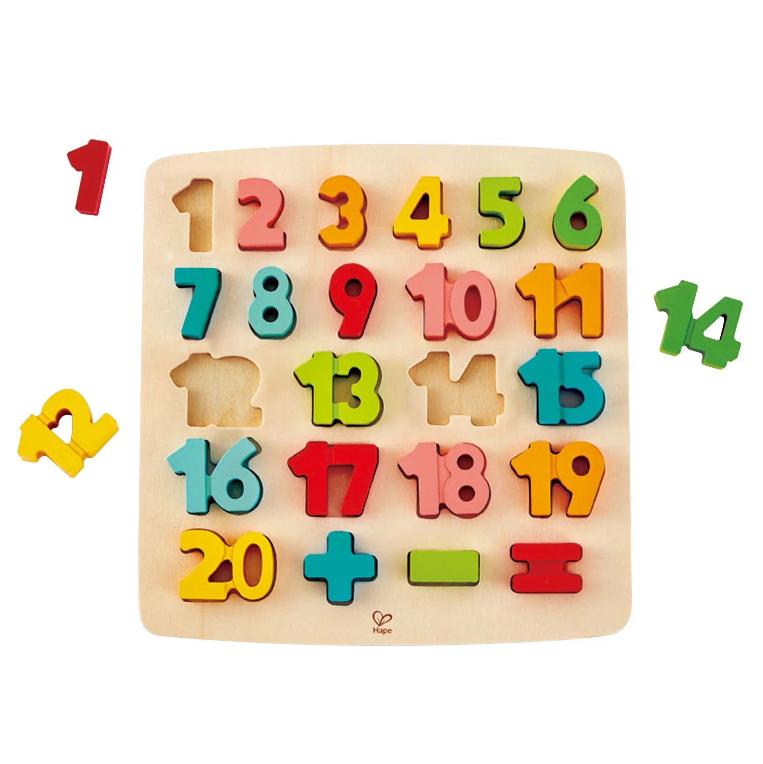Hape Puzzle mit Zahlen und Rechensymbolen