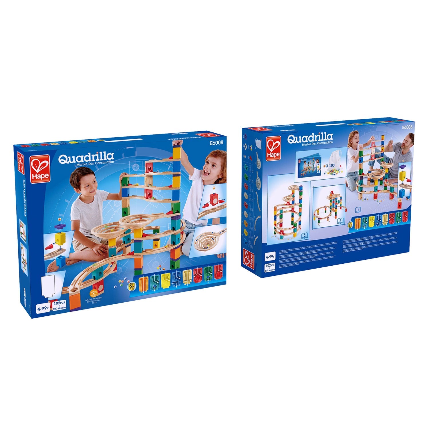 Hape Hape Quadrilla Kugelbahnen The Cyclone 202 Teile