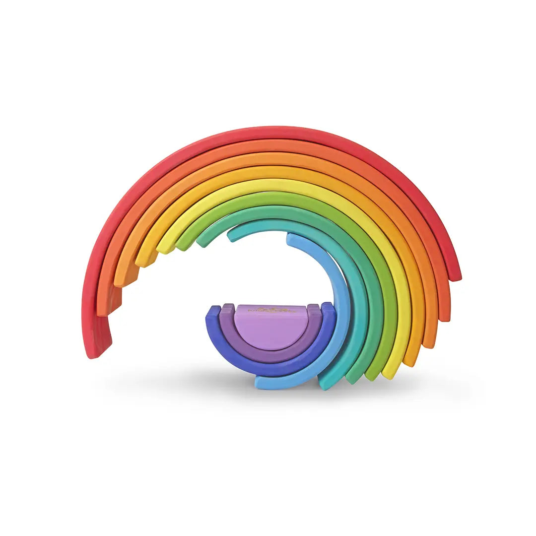 Kinderfeets Die Zauberhafte Regenbogenbogen: Handgefertigte Waldorf-Spielzeug 🌈✨