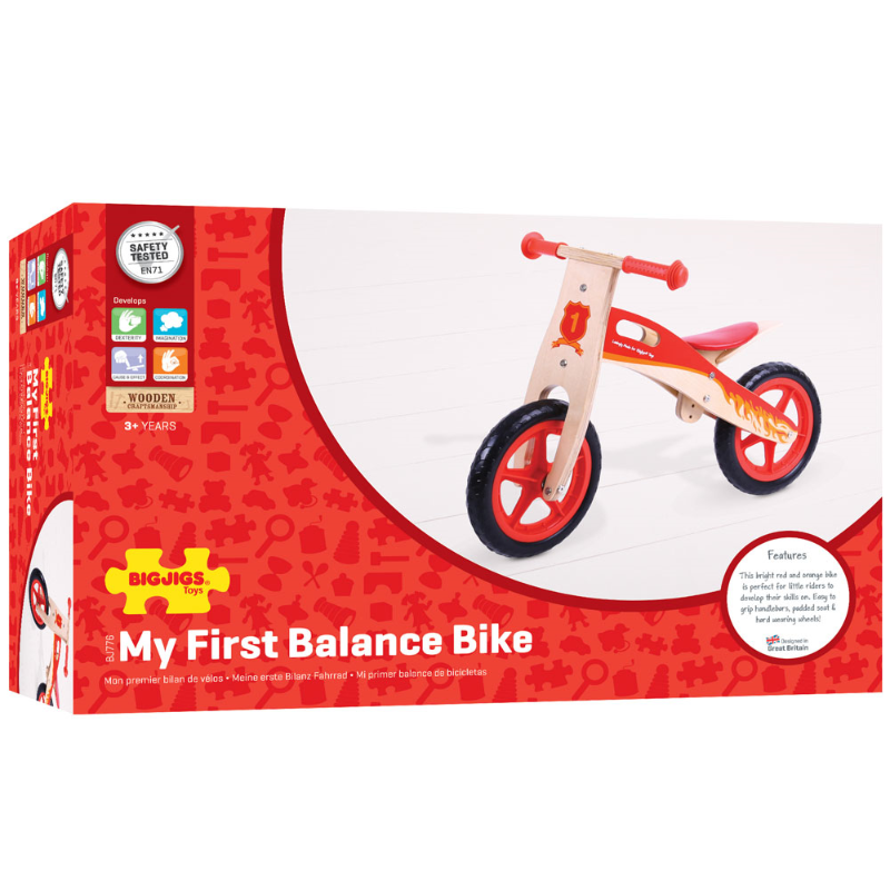 Bigjigs Toys Bigjigs Toys Mein Erstes Laufrad - Assortierte Farben