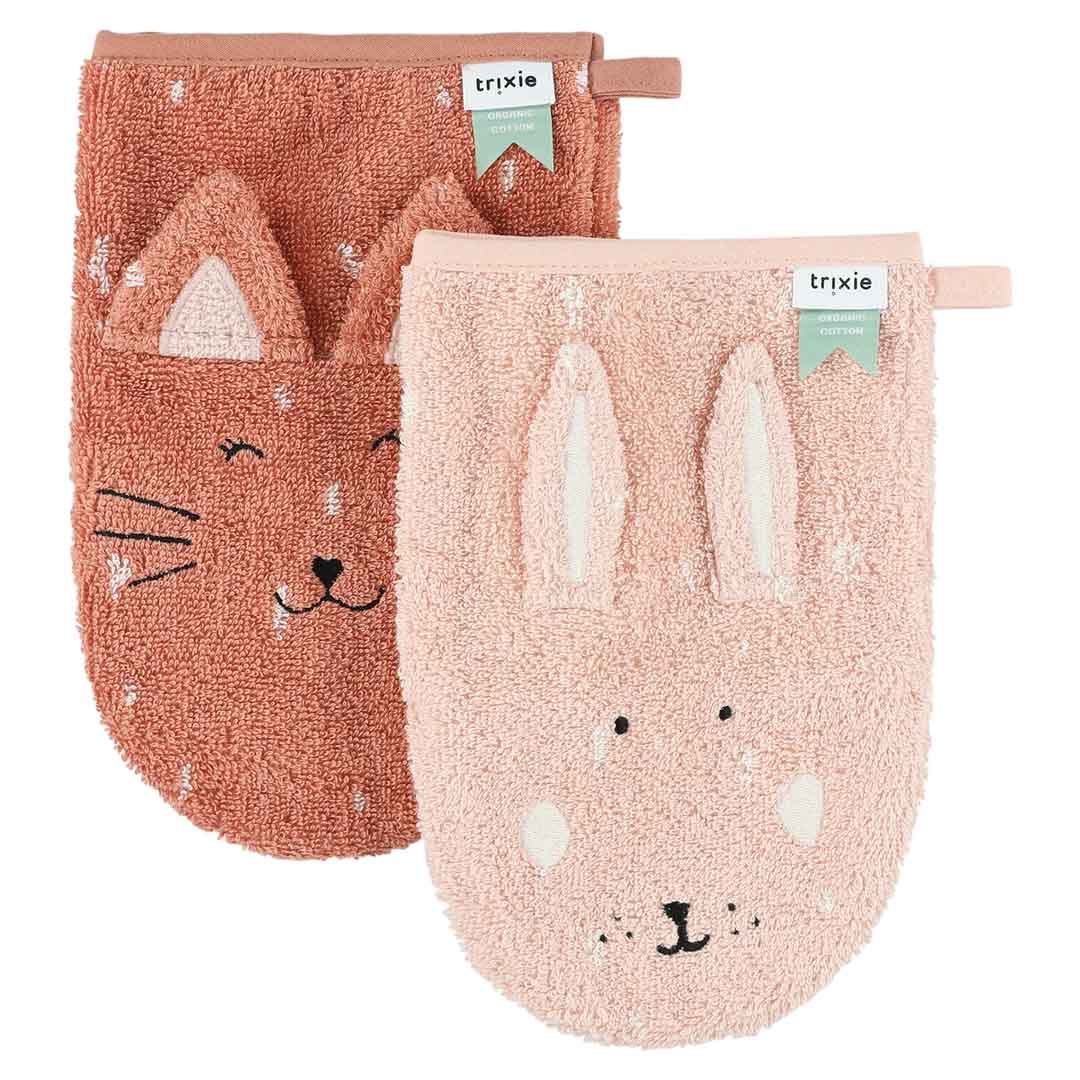 Trixie Trixie 2er-Pack Kinderwaschlappen - Assortierte Tierdesigns