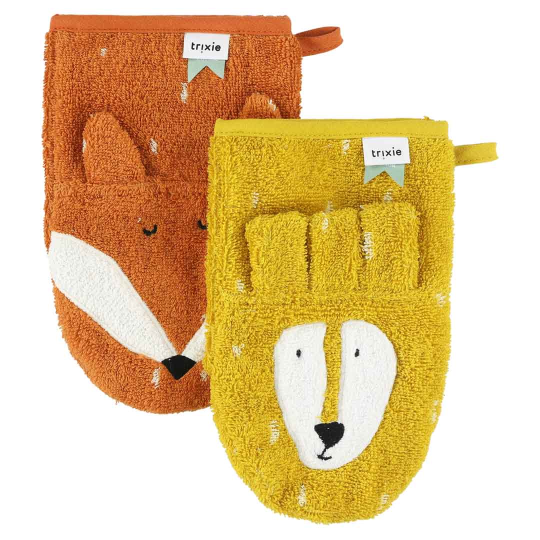 Trixie Trixie 2er-Pack Kinderwaschlappen - Assortierte Tierdesigns