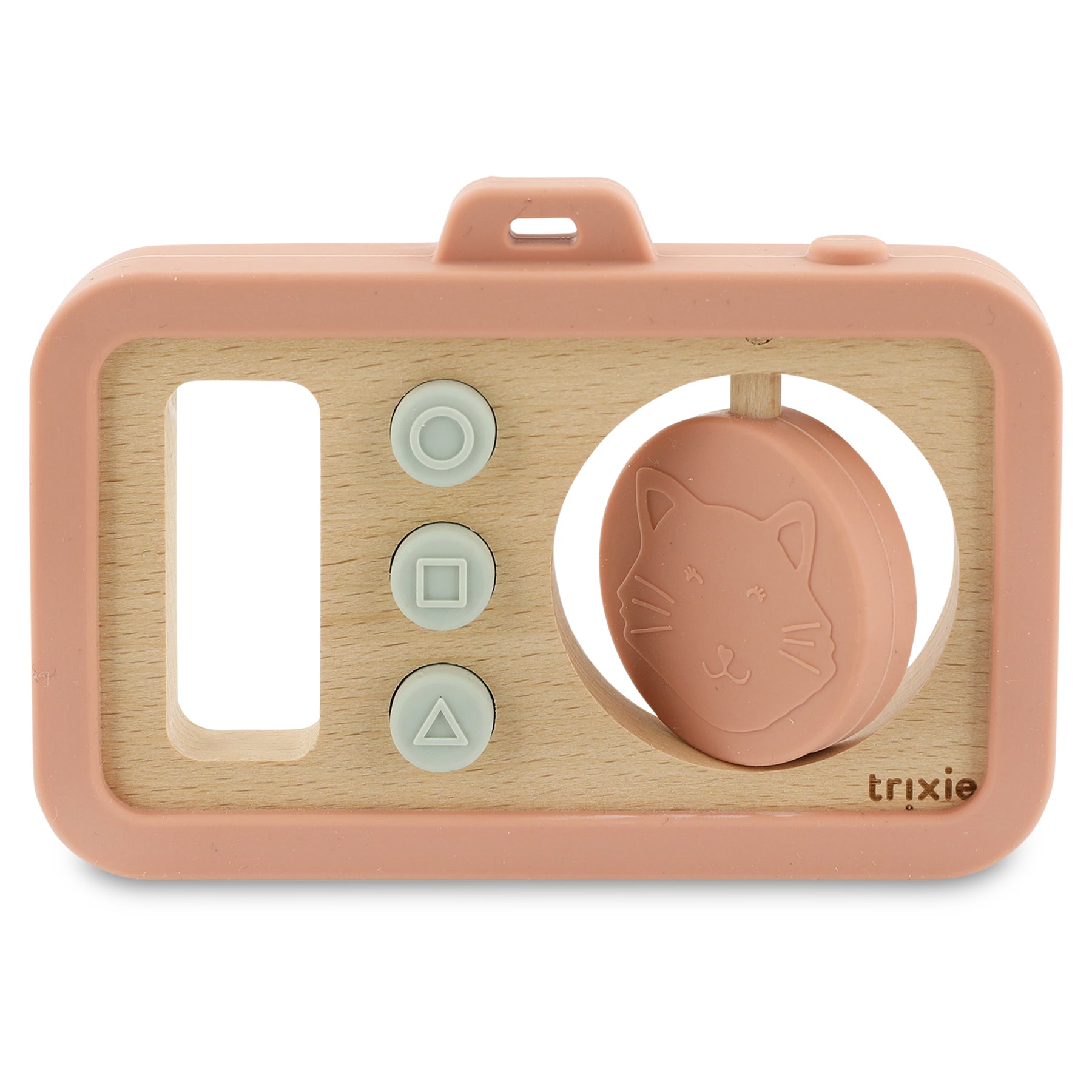 Trixie Trixie Holz-Silikon-Kamera für Baby - Assortierte Tierdesigns