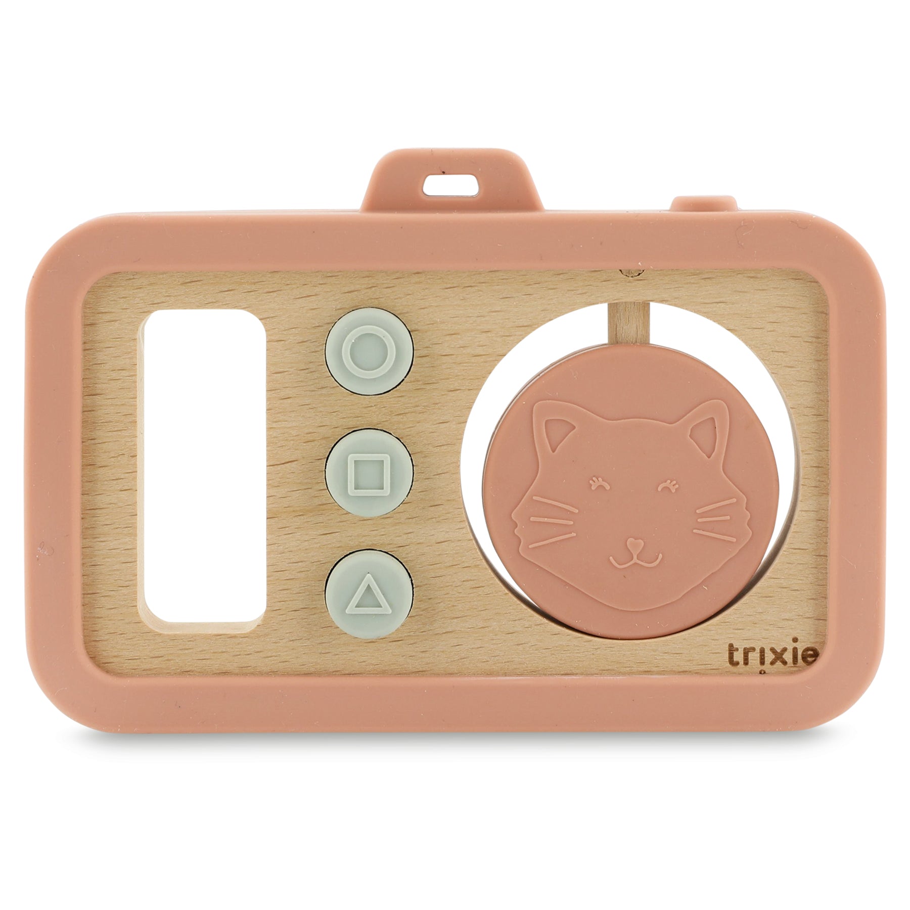 Trixie Trixie Holz-Silikon-Kamera für Baby - Assortierte Tierdesigns