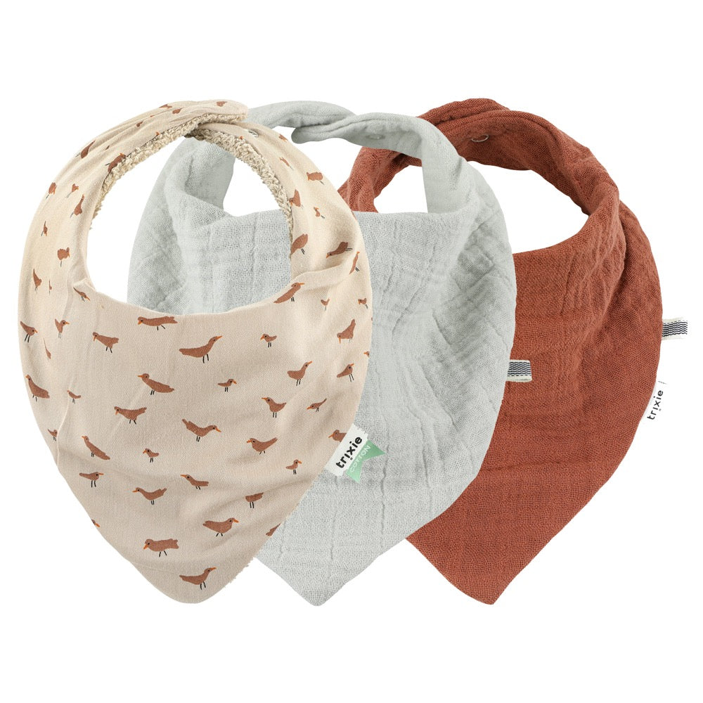 Trixie Trixie 3er-Pack Bandana-Lätzchen - Sortierte Farben