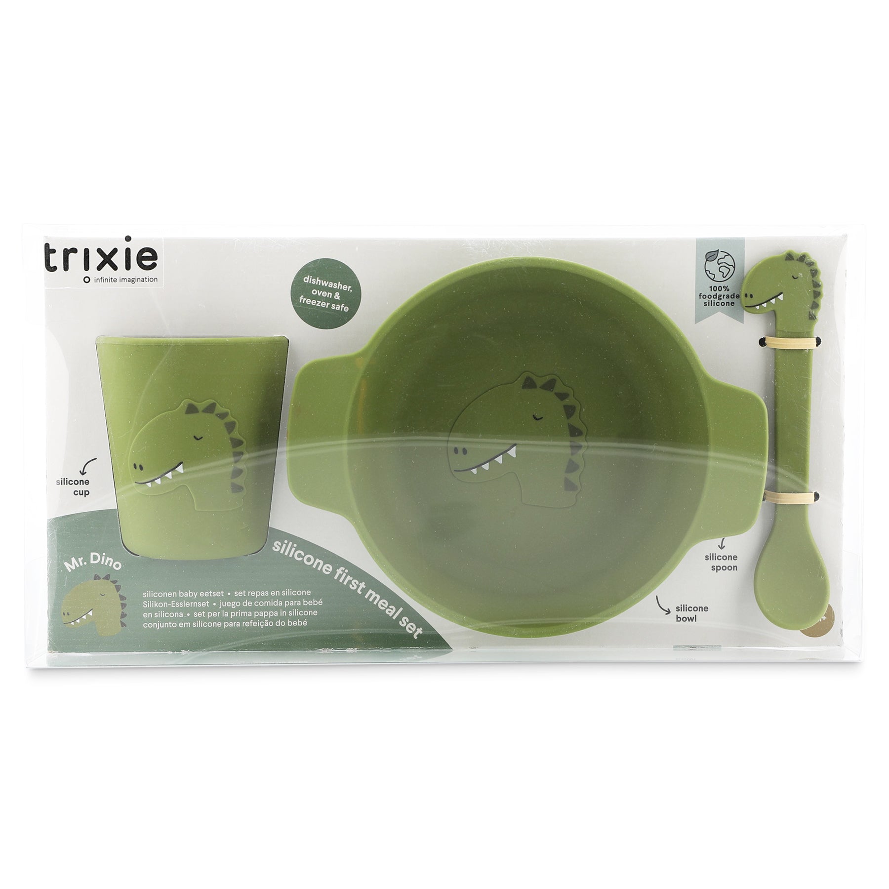 Trixie Trixie Silikon-Set für die erste Mahlzeit - Assortierte Tierdesigns