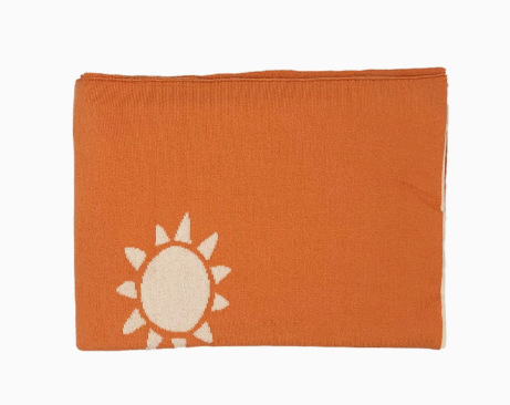 Micu Micu Sonnenorange Babydecke