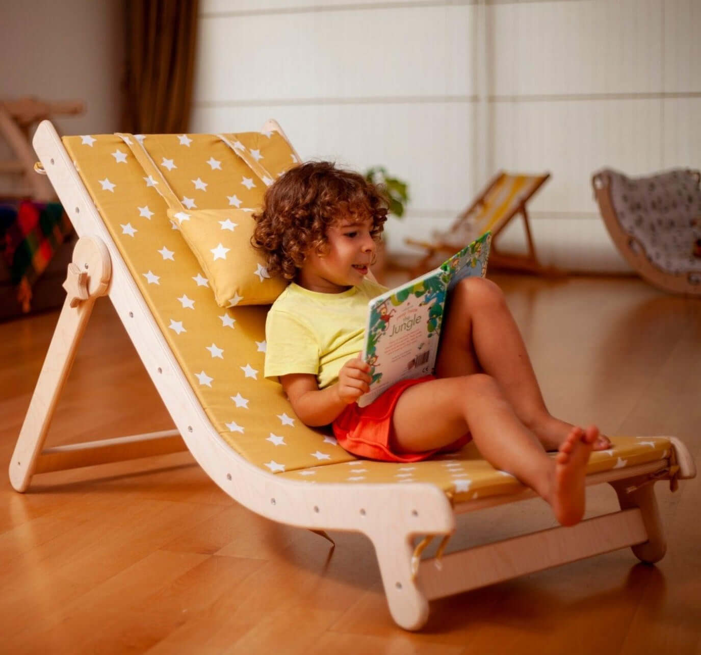 kidodido kidodido Loungesessel aus Holz für Kinder