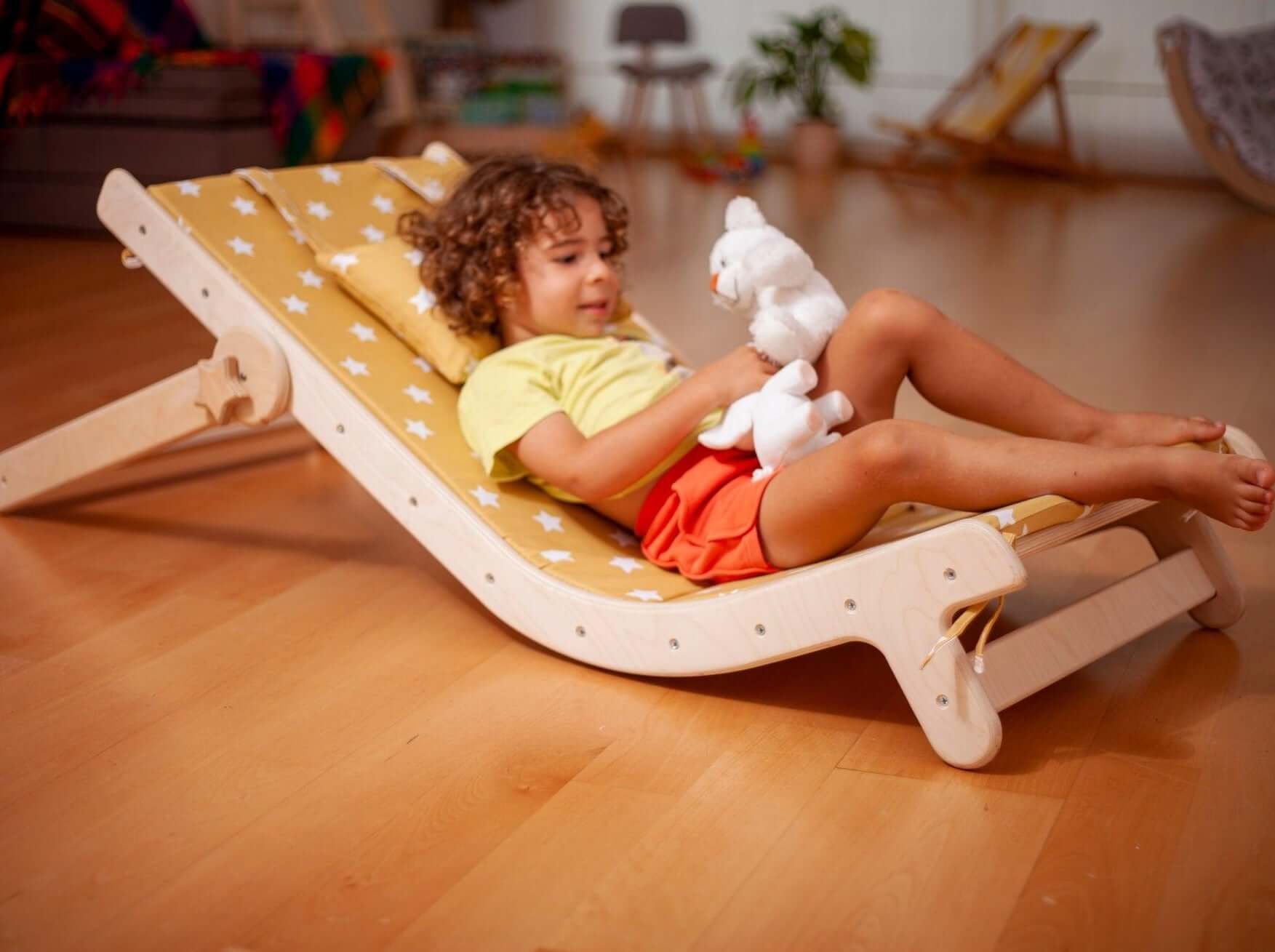 kidodido kidodido Loungesessel aus Holz für Kinder