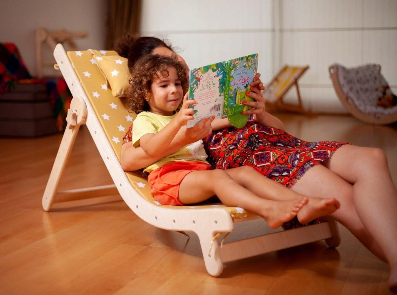 kidodido kidodido Loungesessel aus Holz für Kinder