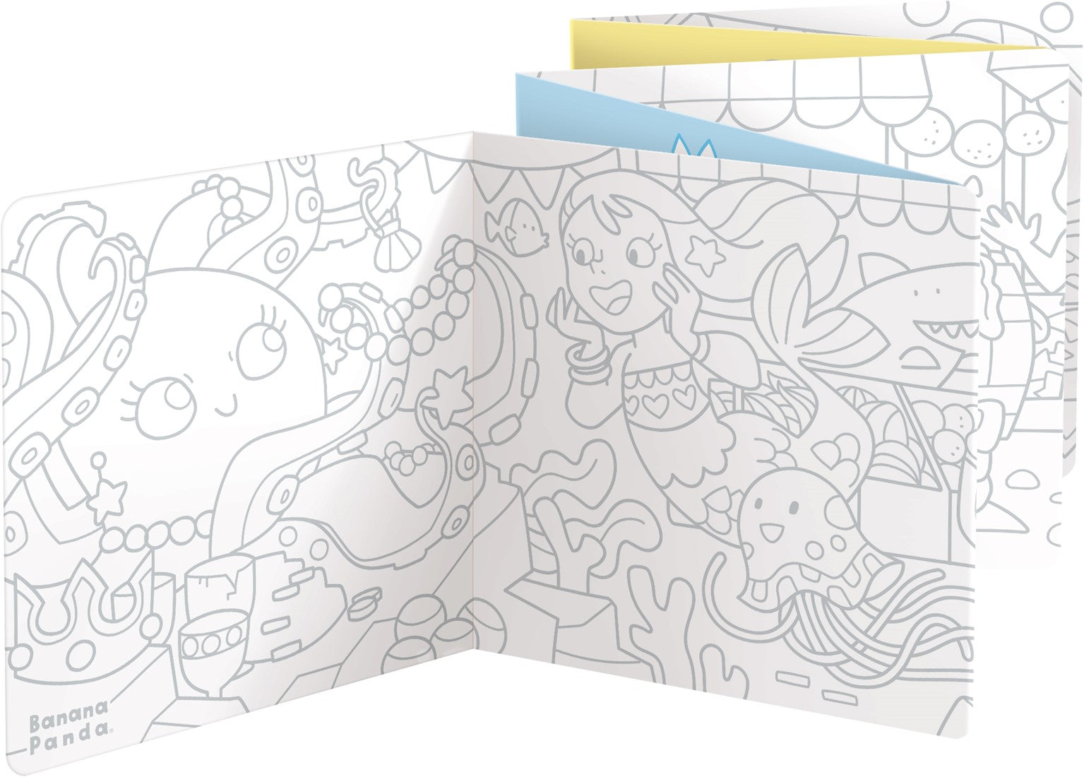 Banana Panda Banana Panda Looong Coloring Books - MERMAIDS