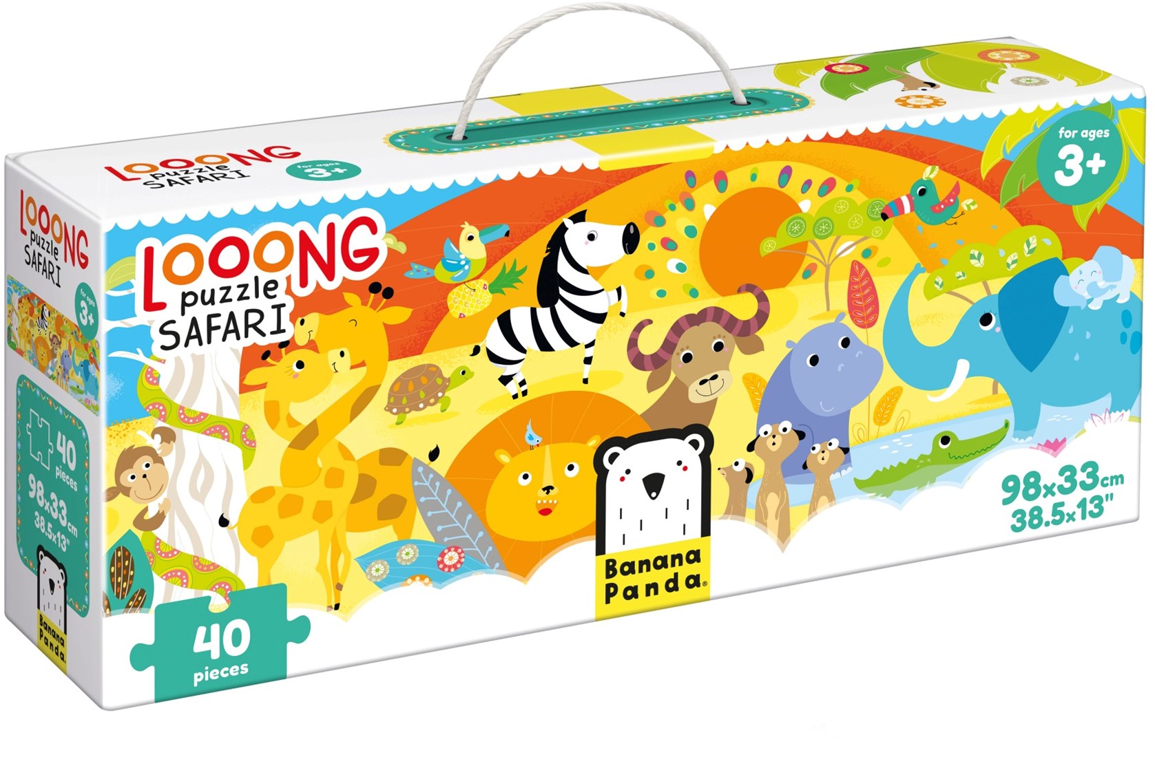 Banana Panda Banana Panda LOOONG Puzzle - Safari